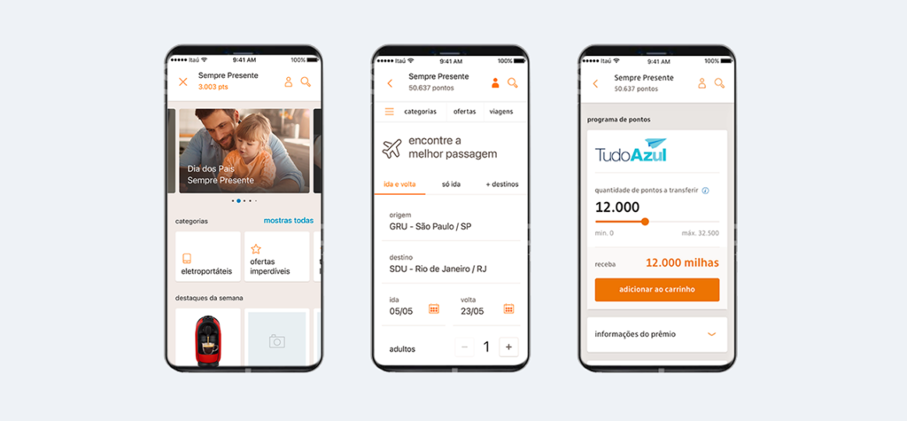 cover image of Sempre Presente (Aways Present) credit card points projetc of Itaú Unibanco