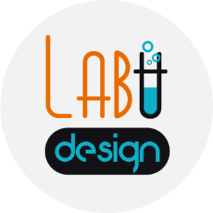 Logotipo da agência de web design Lab A design